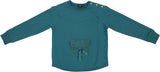 Puddles Boys Girls Corduroy Pocket Sweatshirt - WB5CY2803T