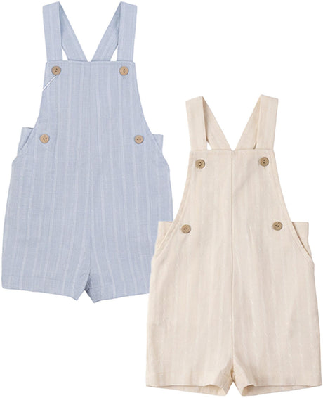 Mr. Mr. Boys Textured Linen Overall - SB6CY2919O