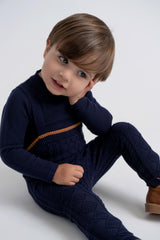 Mr. Mr. Baby Boys Contrast Knit Outfit - WB5CY2755O