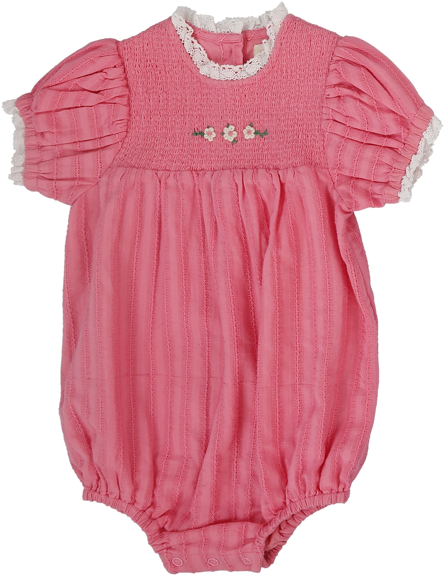 Analogie by Lil Legs Downtown Collection Baby Girls Romper - DRP