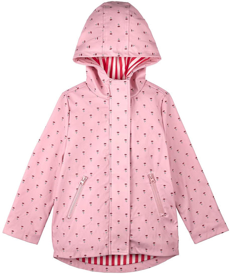 Memoi Girls Flowers In Bloom Lined Raincoat with Pouch - MKA-1000