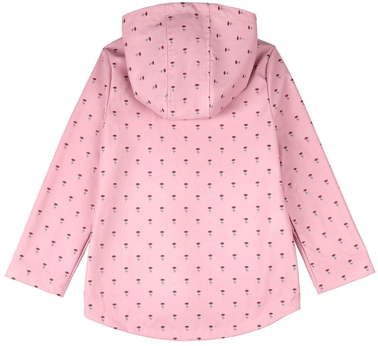 Memoi Girls Flowers In Bloom Lined Raincoat with Pouch - MKA-1000