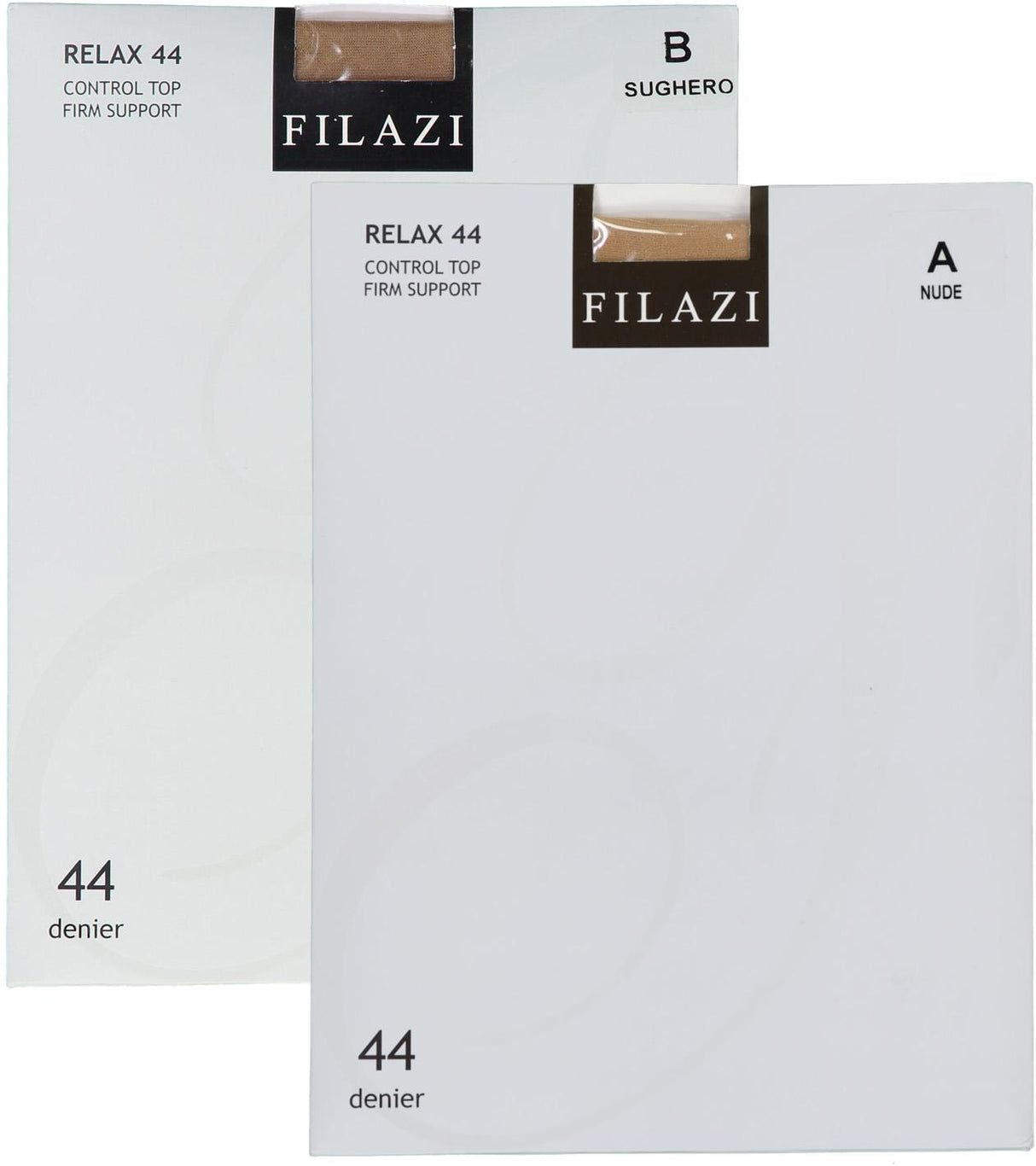 Filazi Womens Relax 44 Denier Control Top Firm Support Pantyhose - 5867