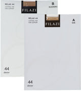 Filazi Womens Relax 44 Denier Control Top Firm Support Pantyhose - 5867