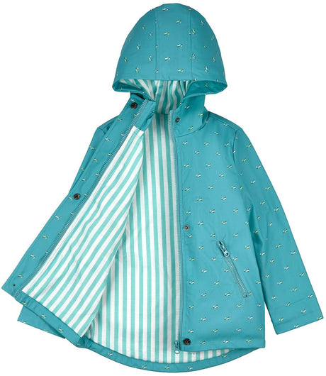 Memoi Boys On The Move Lined Raincoat with Pouch - MKA-1001