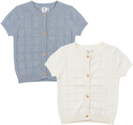 Mr. Mr. Boys Checkered Knit Short Sleeve Sweater - SB6CY2935