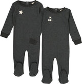 Noggi Baby Boys Girls Bonne Nuit Cotton Footie - 217217