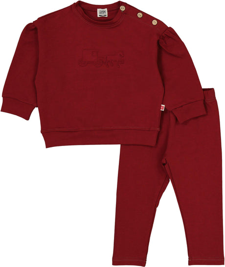 Chambray Baby Girls Ranch Outfit - AW121