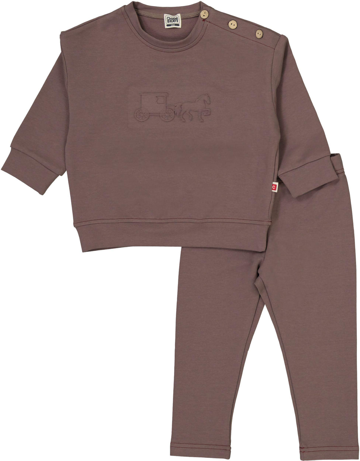 Chambray Baby Boys Ranch Outfit - AW122