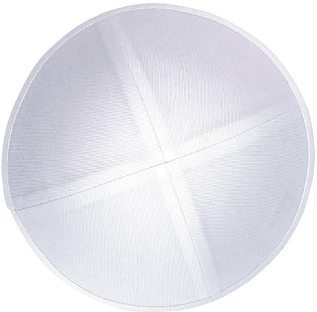 iKippah Boys White Cotton Yarmulka for Use with Tie Dye Kit