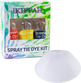 iKippah Boys White Cotton Yarmulka for Use with Tie Dye Kit