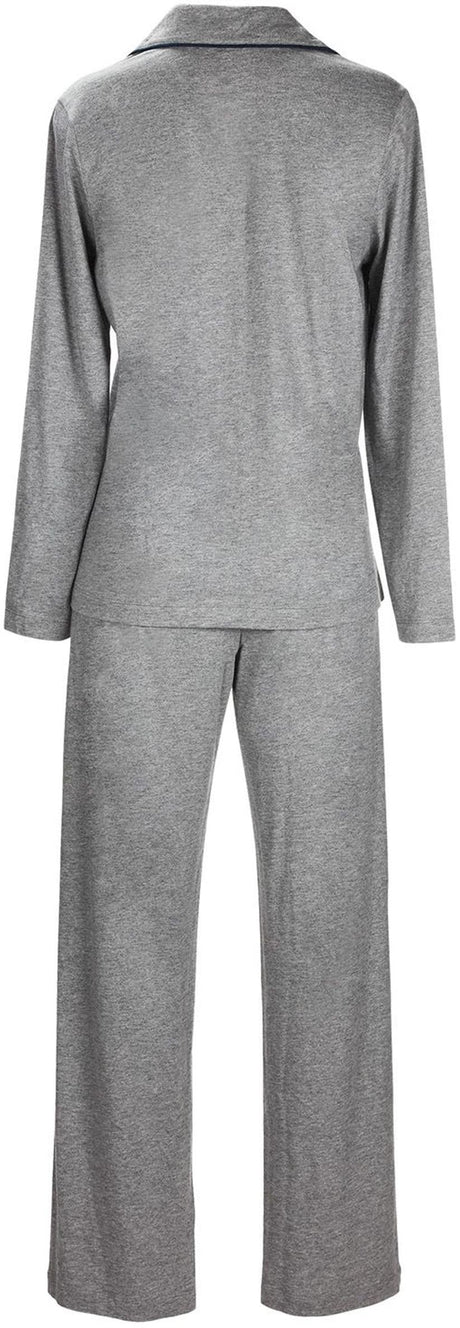 Memoi Teens/Womens Notch Collar 2 Piece Pajama Set - CPJ07705