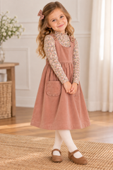 Ely's & Co Girls Liberty Floral Mockneck - AW26-0043