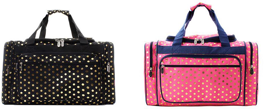 NGil Metallic Dot Duffle Bag - GDOT423