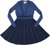 Hopscotch Girls Textured Knit Outfit - WB3CP4867EG