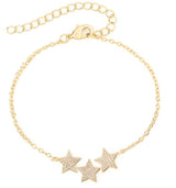 Tiny Gem Girls Star Cluster Bracelet - TG1050