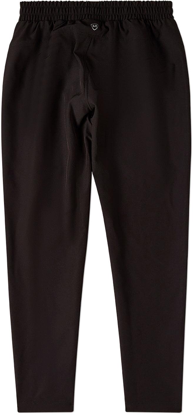 Memoi Boys Tapered Pull-On Performance Pants with Elastic Waist and Side Pockets - MBJ-003