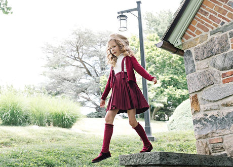 Analogie by Lil Legs Signature Collection Girls Embroidered Mockneck - AF26T732