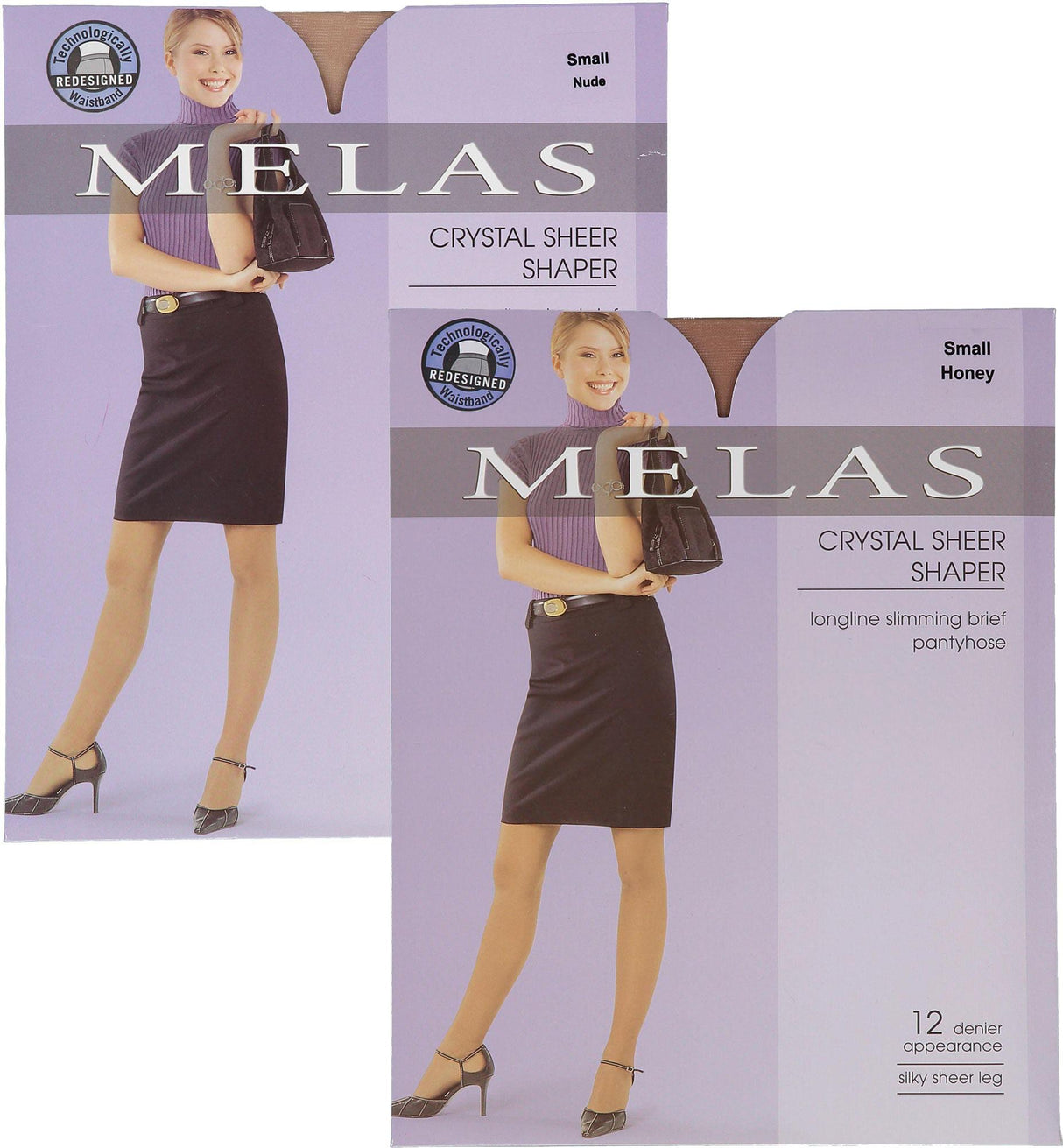 Melas Womens Sheer Shaper 12 Denier Pantyhose - AS-611