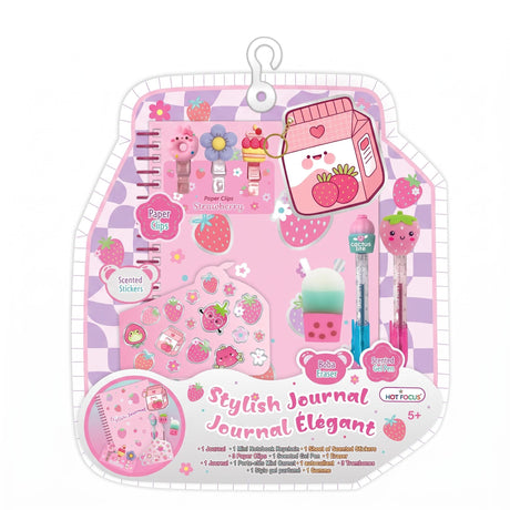Hot Focus Strawberry Journal Notebook Set - 252SB