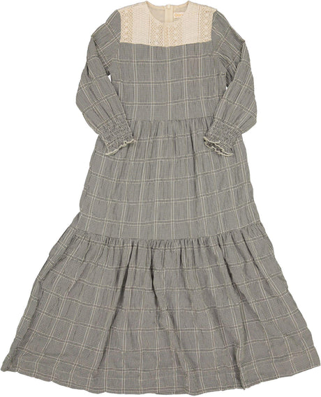 Glory Girls Checked Robe - GS6072A