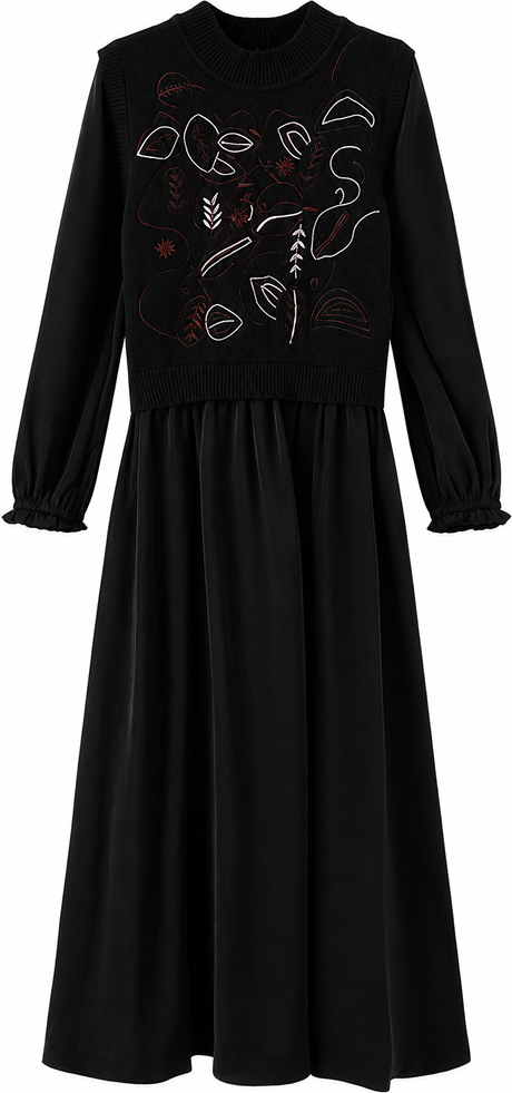 Lilou Girls Embroidered Robe - C-28477