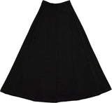 Kiki Riki Womens Ankle Full-Length-Maxi 39 Inch Cotton Panel Skater Skirt - 42607