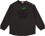 Chambray Boys Girls Apple Sweatshirt - AW124