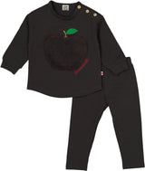Chambray Baby Boys Apple Outfit - AW128