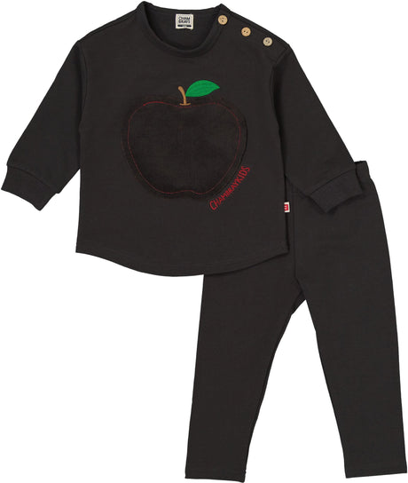 Chambray Baby Boys Apple Outfit - AW128