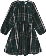 Valen Vee Girls Plaid Waisted Dress - C-27588