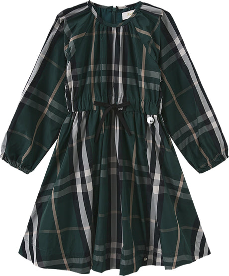 Valen Vee Girls Plaid Waisted Dress - C-27588