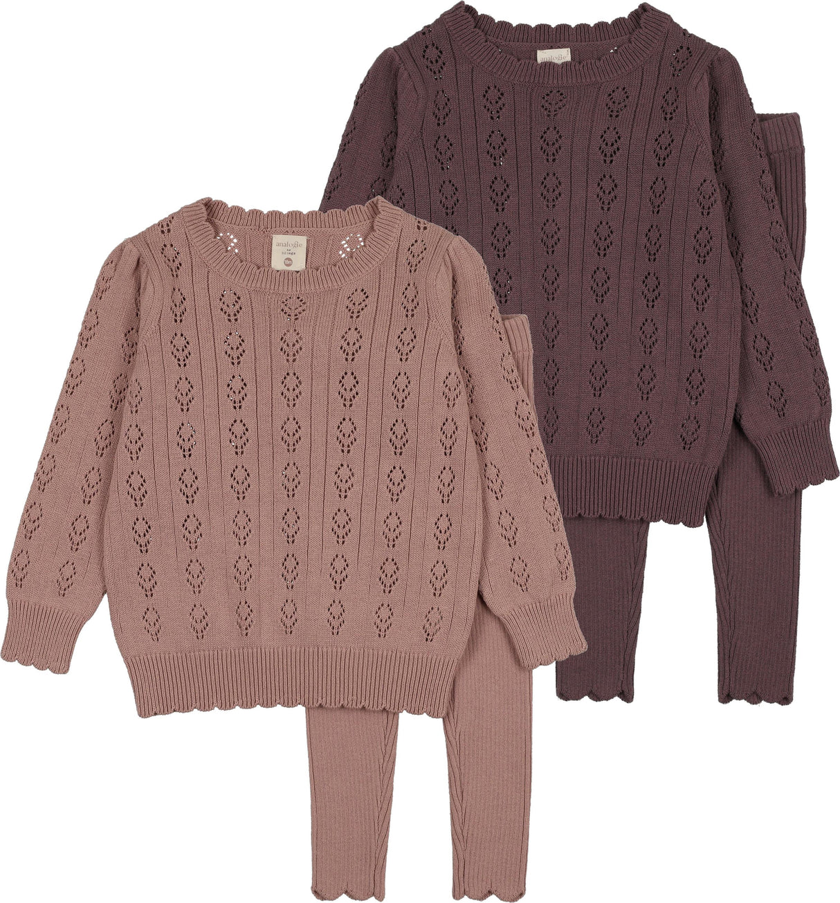 Analogie by Lil Legs Signature Collection Baby Girls Knit Outfit - AF26TP410