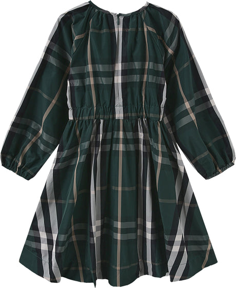 Valen Vee Girls Plaid Waisted Dress - C-27588