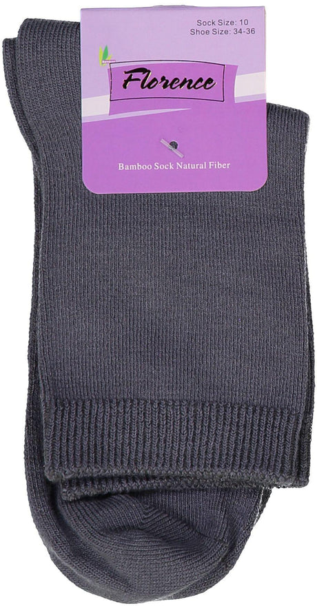 Florence Boys Girls Unisex Bamboo Cotton Crew Socks - 179