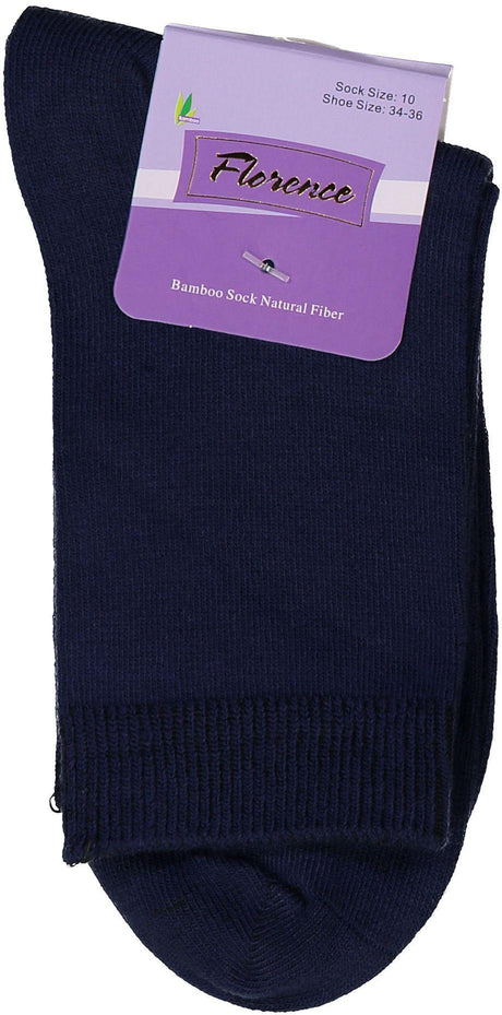 Florence Boys Girls Unisex Bamboo Cotton Crew Socks - 179