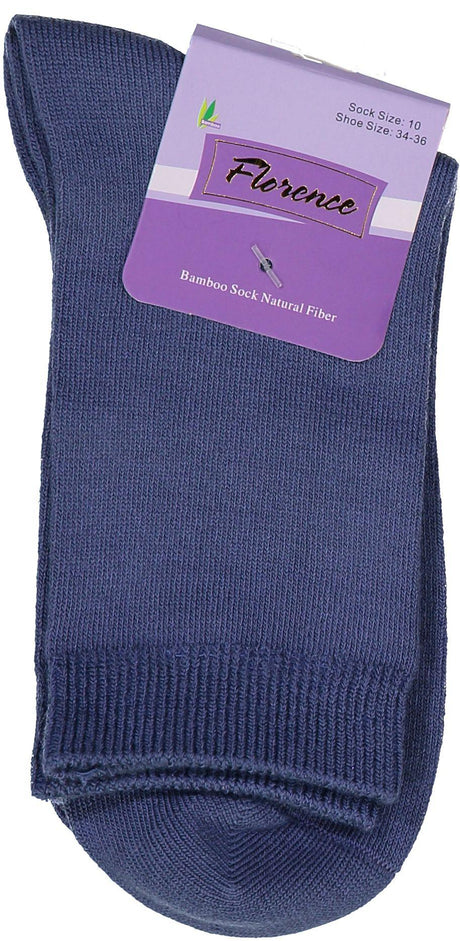 Florence Boys Girls Unisex Bamboo Cotton Crew Socks - 179