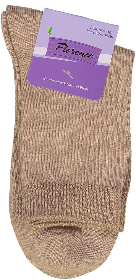 Florence Boys Girls Unisex Bamboo Cotton Crew Socks - 179