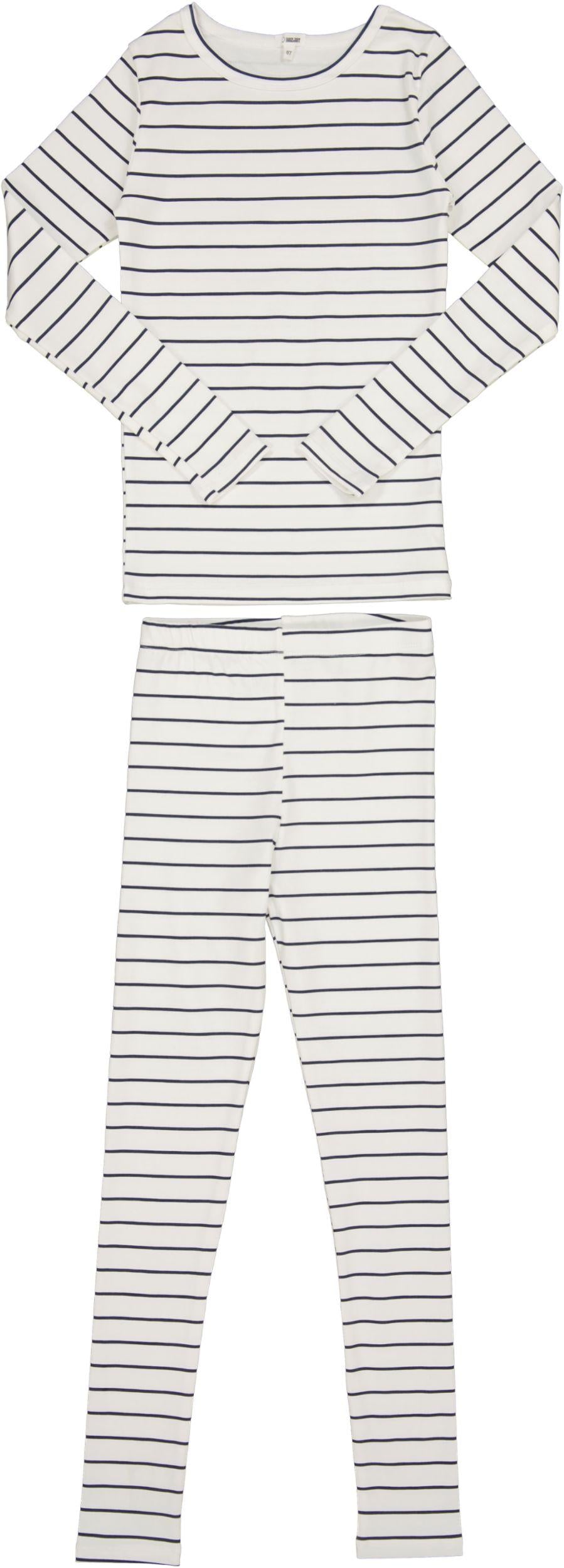 Bonjoy Boys Girls Ribbed Striped Cotton Pajamas - SS8D