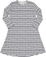 Bonjoy Girls Ribbed Striped Cotton Nightgown - SS8E