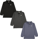 Lil Legs Wardrobe Staples Collection Boys Sports Long Sleeve Sports Polo Shirt - WSSPL