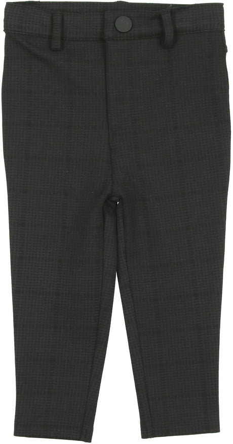 Analogie by Lil Legs Shabbos Collection Boys Printed Plaid Dress Pants