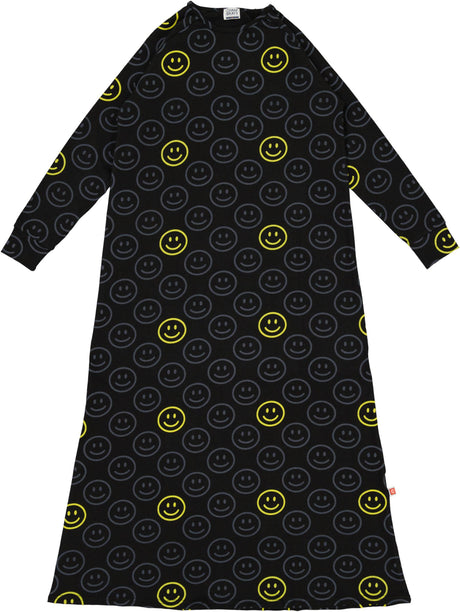 Chambray Girls Smiley Cotton Nightgown - AW139