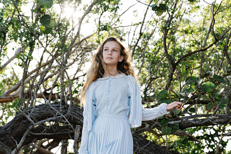 Analogie by Lil Legs Signature Collection Girls Pointelle Cardigan - SGPC