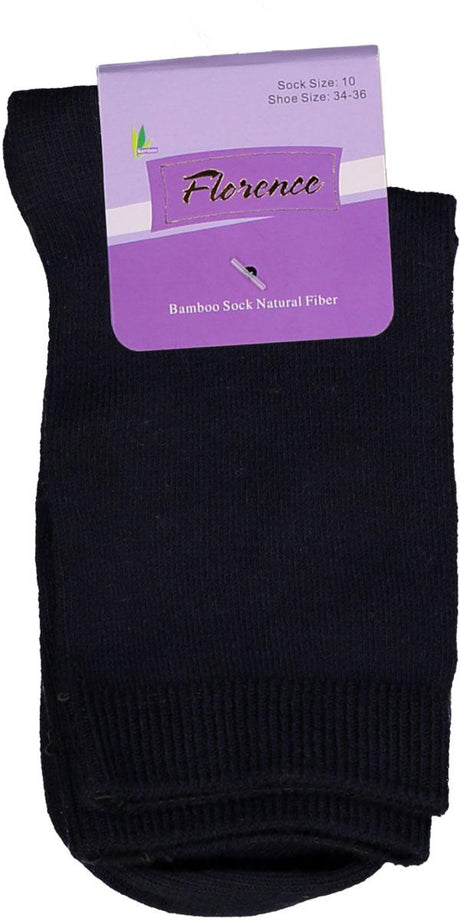 Florence Boys Girls Unisex Bamboo Cotton Crew Socks - 179