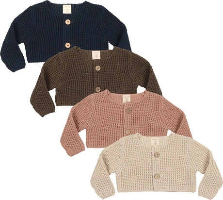 Analogie by Lil Legs Shabbos Collection Baby Toddler Girls Waffle Knit Shrug Sweater