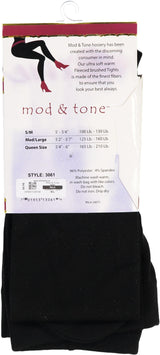 Mod & Tone Womens Warm Fleece Brushed Tights - 3061