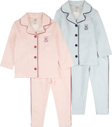 MiniMoi by Memoi Boys Girls Bear Cotton Pajamas - IBI10487