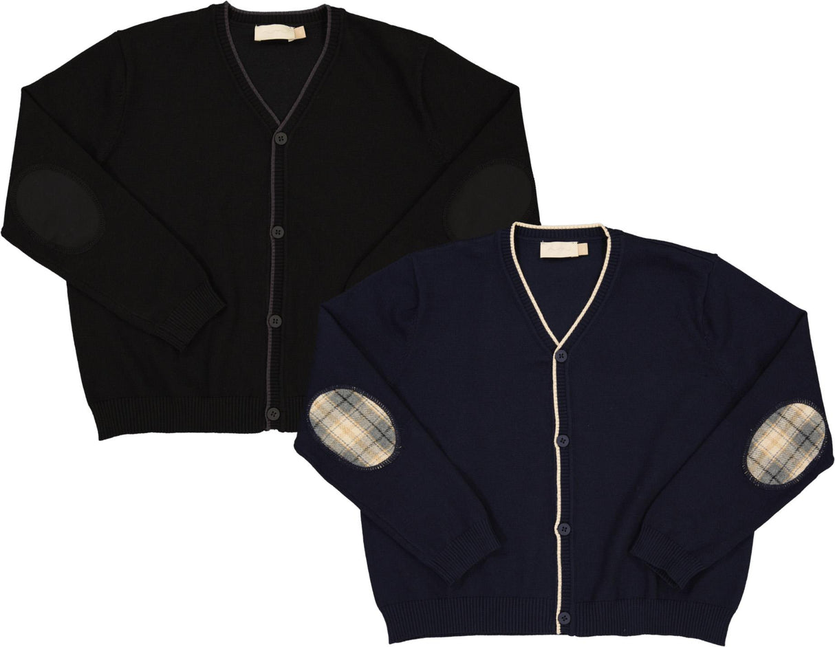Numu Boys Elbow Patch Cardigan