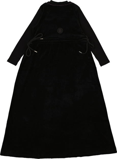 Bondoux Bebe Girls Velour Maxi Robe - W26-821LDR